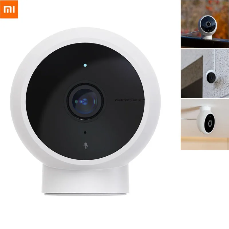 Уличная смарт ip камера Xiaomi Mijia стандартная пылезащищенная IP65 1080p FHD 170 ° 2.4GG Wi Fi ИК