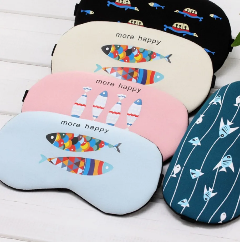 

Household Cotton Linen Protection Eye Patch Daily Use Sleep Heat And Clod Applications Eye Mask Fish Ice Pack Eyeshade