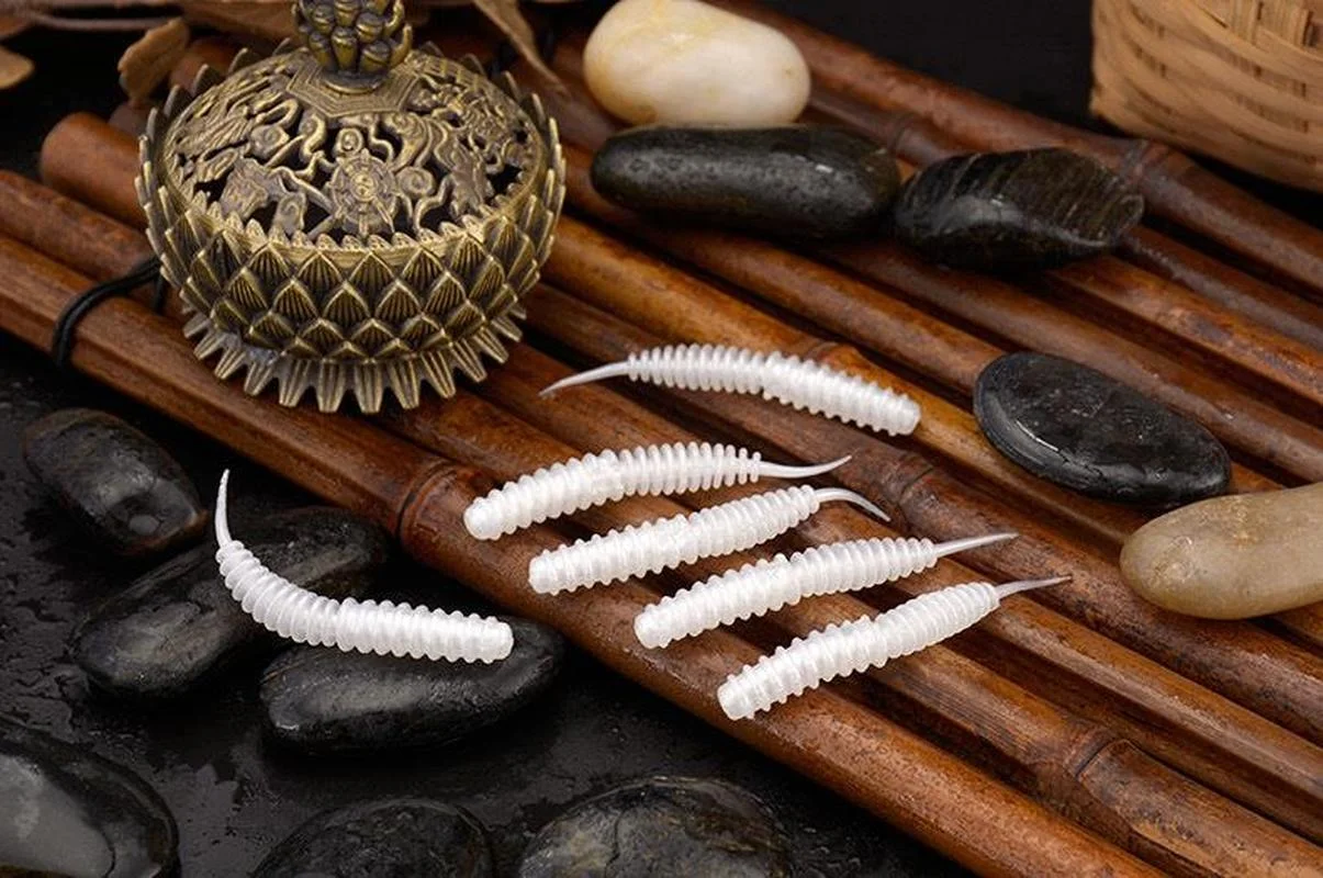 10pcs Easy Shiner Silicone Worms Soft Baits 6cm 1.3g Jigging Wobblers Fishing Lures Artificial Swimbaits Bass Carp Rubber Baits