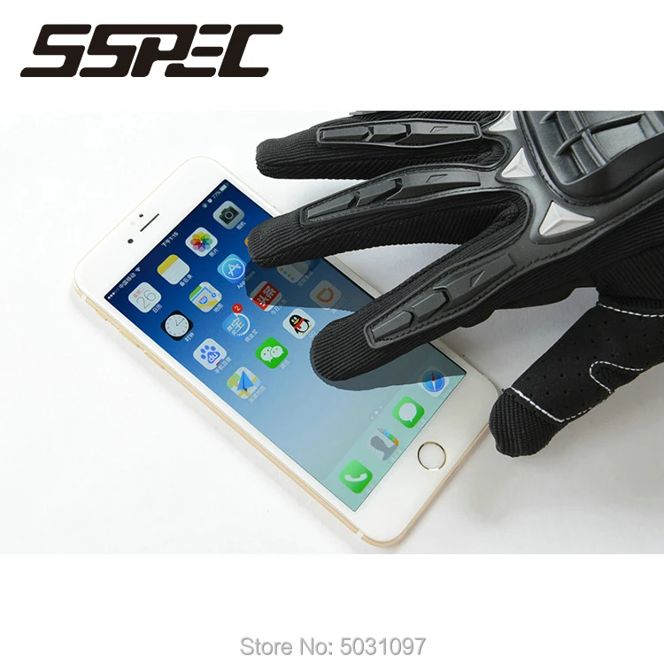 Перчатки для верховой езды SSPEC moto rcycle, рыцарские перчатки с сенсорным экраном, небьющиеся на все пальцы, гоночные перчатки