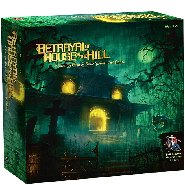 Betrayal At House On The Hill by Wizards of the Coast Board Game Family Party Entertainment Education Strategy Widow's Walk 1