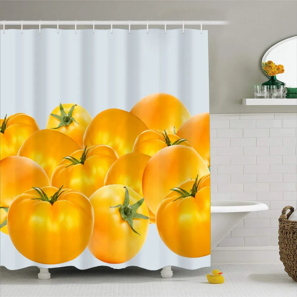 Blueberry/Tomato подвесные занавески водонепроницаемая форма доказательство полиэстер занавеска для душа для дома ванная комната блок вид 1 шт 180x180