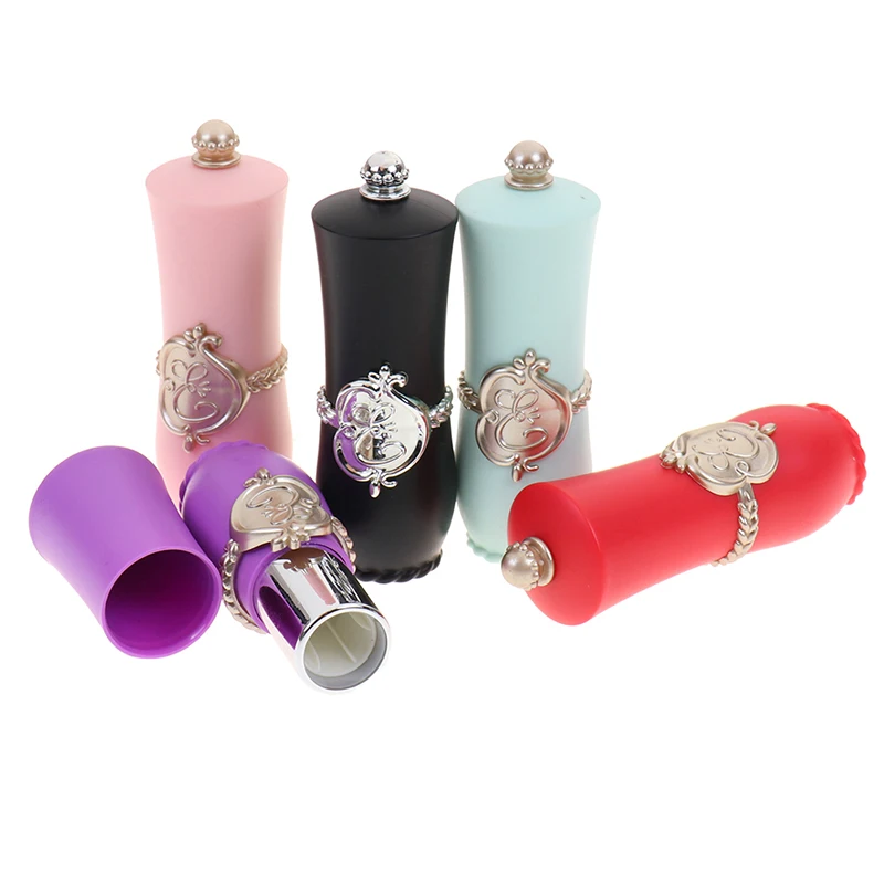 Empty Lipstick Tube Palace Style DIY Lip Balm Stick Refillable Bottle Container Makeup Tools Accessories Women Beauty