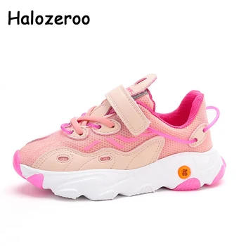 

Spring Kids Sport Sneakers Baby Girls Mesh Casual Sneakers Boys Brand Running Shoes Children Soft Chunky Sneakers Pink Trainers