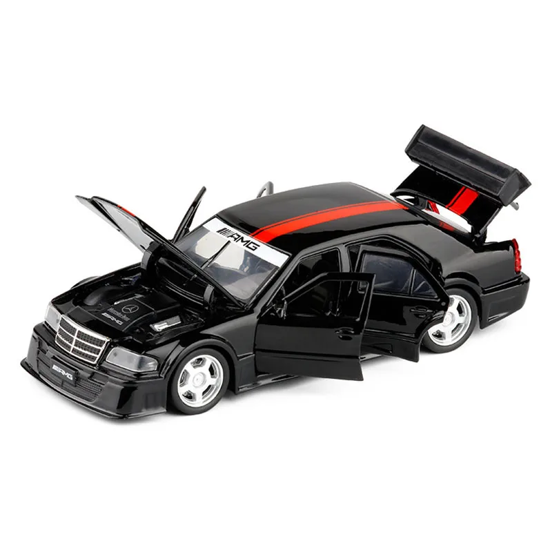 1/32 C-CLASS AMG DTM моделирующая игрушка модель автомобиля детские игрушки из сплава Подлинная Лицензионная коллекция военный внедорожник для детей