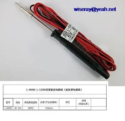 

DHL/EMS 20PCS AC / DC 6 WATT 6 V Soldering Iron Handle for SMD SMT DIP IC Soldering work-A7