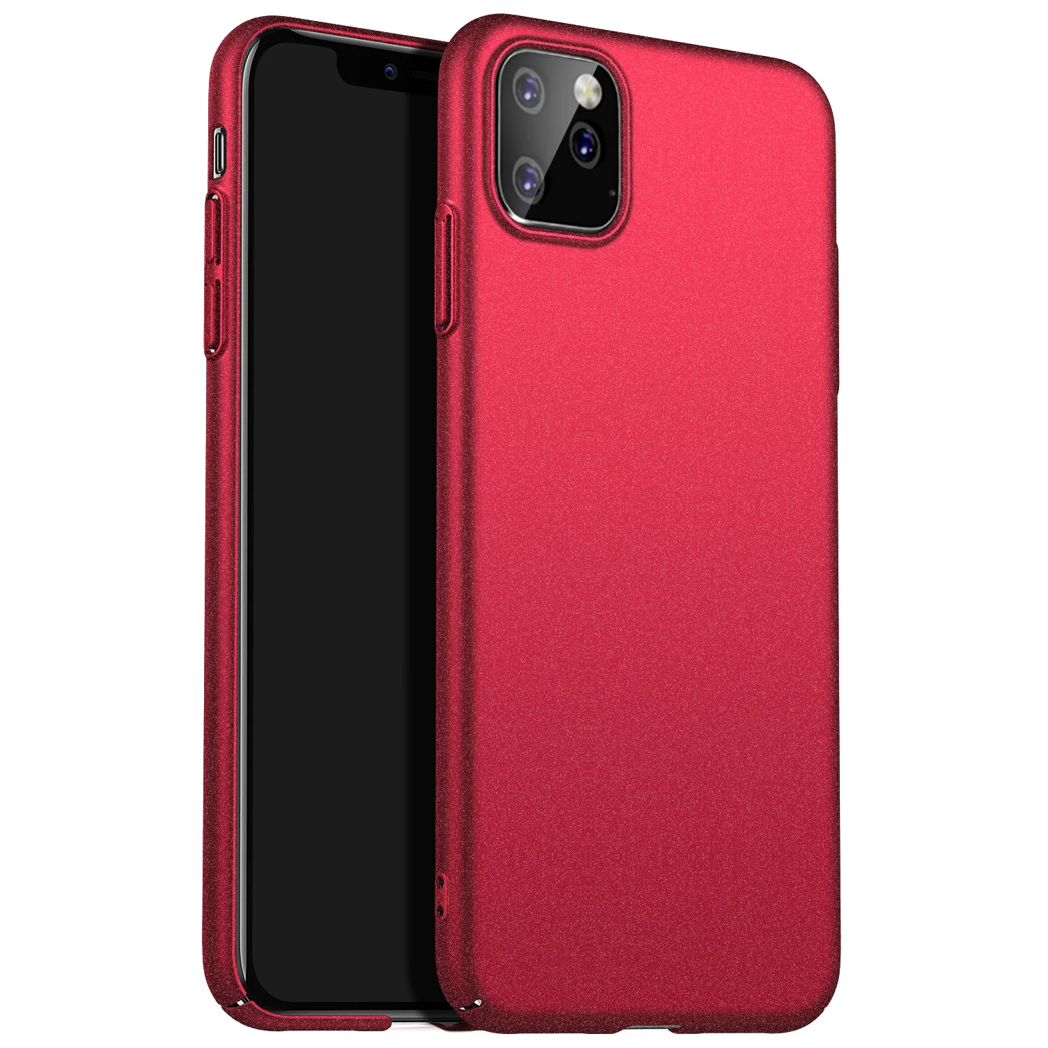 Matte Red Для Apple iphone 11 чехол Высококачественный Жесткий ПК Coque матовый тонкий защитный чехол для iphone 11 Pro Max iphone 11 11pro - Цвет: Matte Red