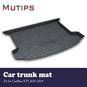 

Mutips 1Set Car Cargo rear trunk mat For Cadillac XT5 2015 2016 2017 2018 2019 Waterproof carpet Anti-slip mat Car accessories