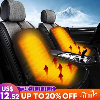 

Universal Car 12V Electric Heated Cushions for Winter Heating Car Seat Cushion,Keep Warm Car Seat Cover Winter 2 Modes