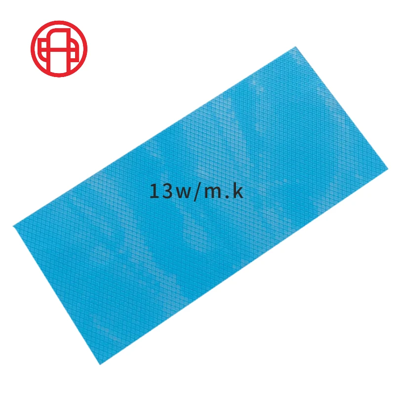 

0.5mm thick 13W mobile phone Computer Led CPU IC with thermal pad gap filling material cooling pad