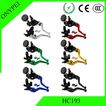 

7/8'' 22mm Front Handbrake Master Cylinder Reservoir Levers Motorcycle Brake Clutch For bikes/street bike/scooters/power bikes