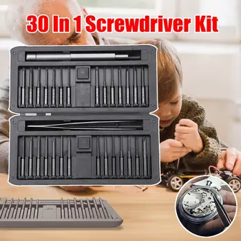 

JIMI 30 IN 1 Multi-purpose Precision Screwdrivers Kit Repair Tool DIY Screw Driver Set w/ Tweezers