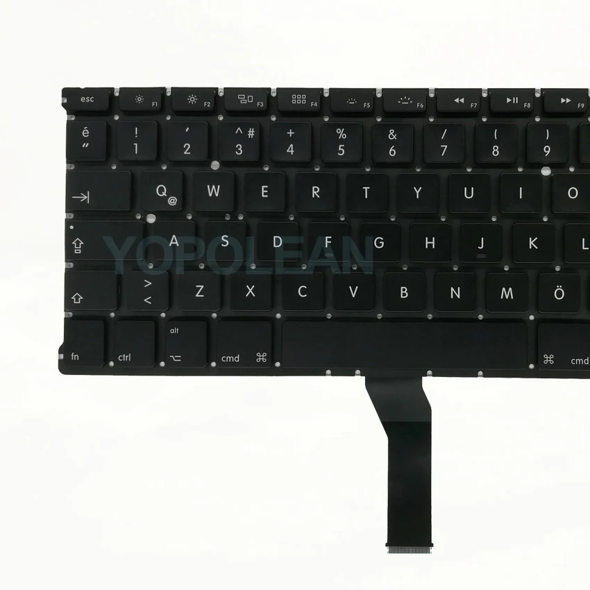Новинка для Macbook Air 13 &quotA1466 A1369 Турецкая клавиатура с подсветкой 2011 2017