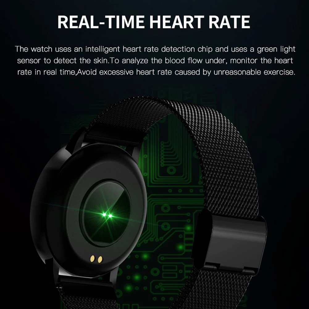 DK05 Color Screen Heart Rate Blood Pressure Monitor Pedometer Smart Bracelet