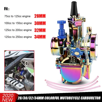 

Racing 2T 4T Universal Motorcycle Carburetor Carburador 28 30 32 34mm With Power Jet For Racing Moto Scooters Dirt Bike ATV
