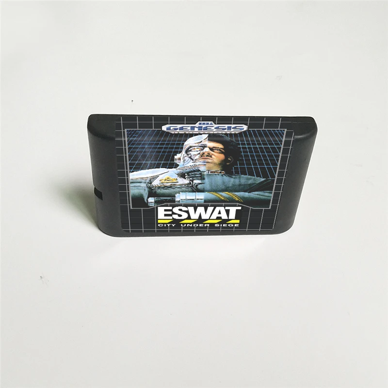 E-SWAT город под осадой-крышка США с розничной коробкой 16 бит MD игровая карта для Sega megadrive Genesis игровая консоль