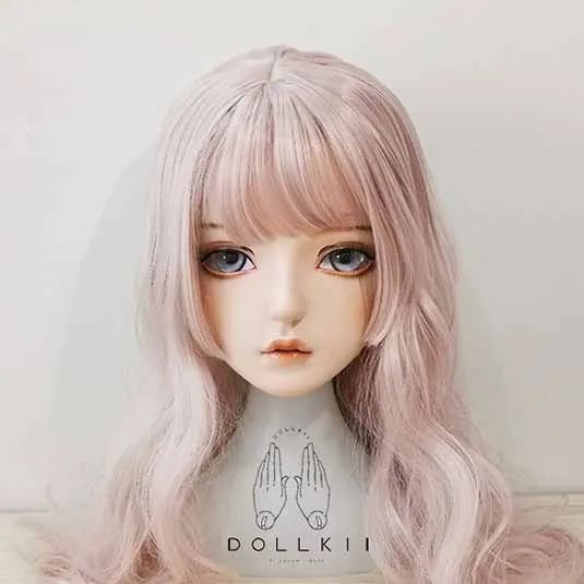 DOLLKII-K) высокое качество ручной работы Женская Девушка Смола половина головы Косплей Японская ролевая игра BJD кигуруми маска Трансвестит кукольная маска - Цвет: makeup2