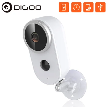 

DIGOO DG-A4 2MP 1080P Wireless IP Camera Rechargeable Battery Powered Smart WiFi Security Camera IR Night Vision Motion Detect