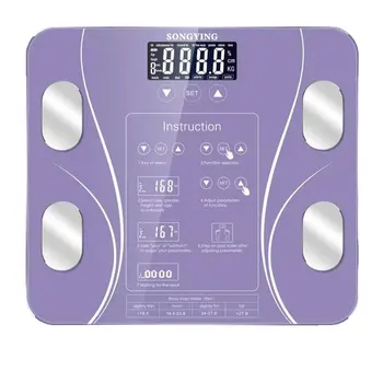 

English Display Fat Scale Body Fat Weighing Electronic Weight Scale Body Composition Analysis Health Scale new