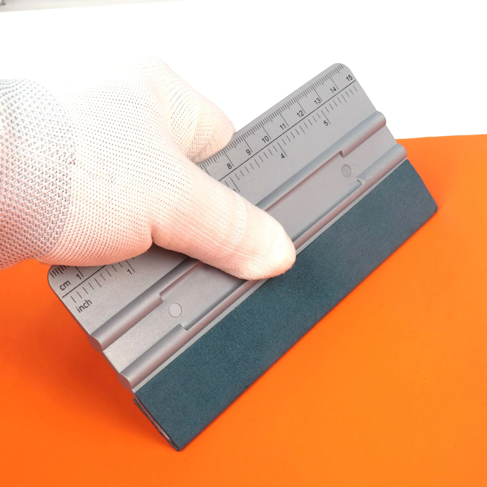 3/5pcs Plastic Vinyl Car Wrap Suede Cloth Squeegee Scraper with Scale Declas Film Auto Wrapping Tool Window Tint Tool car wrapping tools,vinyl squeegee,window tinting squeegee,automotive film tools,window tint squeegee