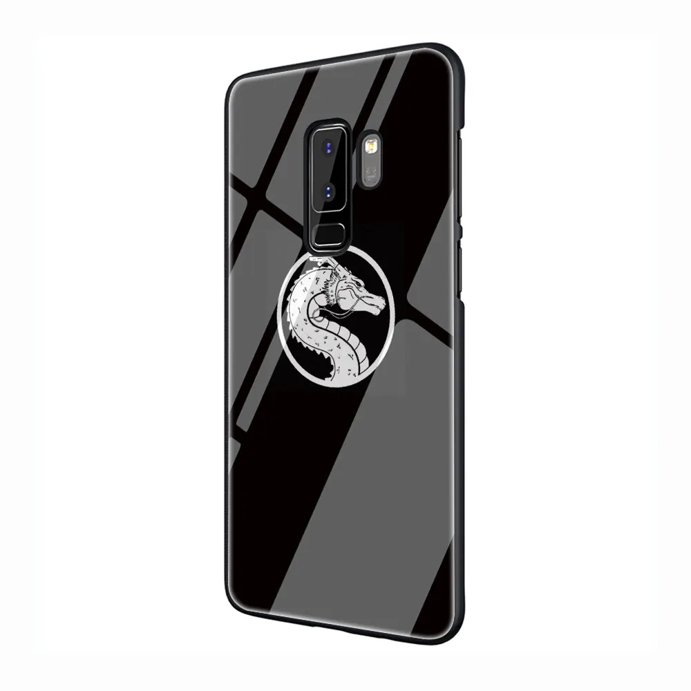 G1 Dragon Ball z Супер Братья Марио логотип закаленное Стекло TPU черный чехол для Galaxy S7 Edge S8 S9 S10 Plus, Note 8, 9, 10, A10 20 30 40 50 60 - Цвет: G1