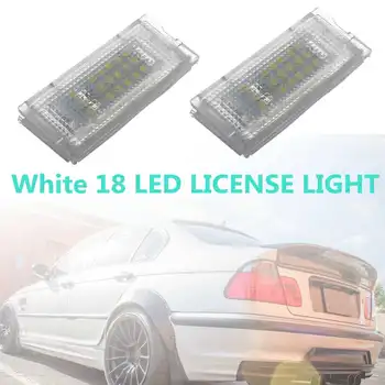 

Pair Car LED Number License Plate Light Lamp for BMW 3er E46 4D 1998 1999 2000 2001 2002 2003