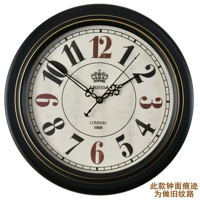 reloj de pared silencioso retro grande para sala de estar elegante creativo nordico para decoracion del hogar ideas fz646