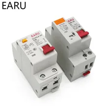 Epnl dpnl 230 v 1 p + n disjuntor de corrente residual com sobre e curto proteção de vazamento de corrente rcbo mcb