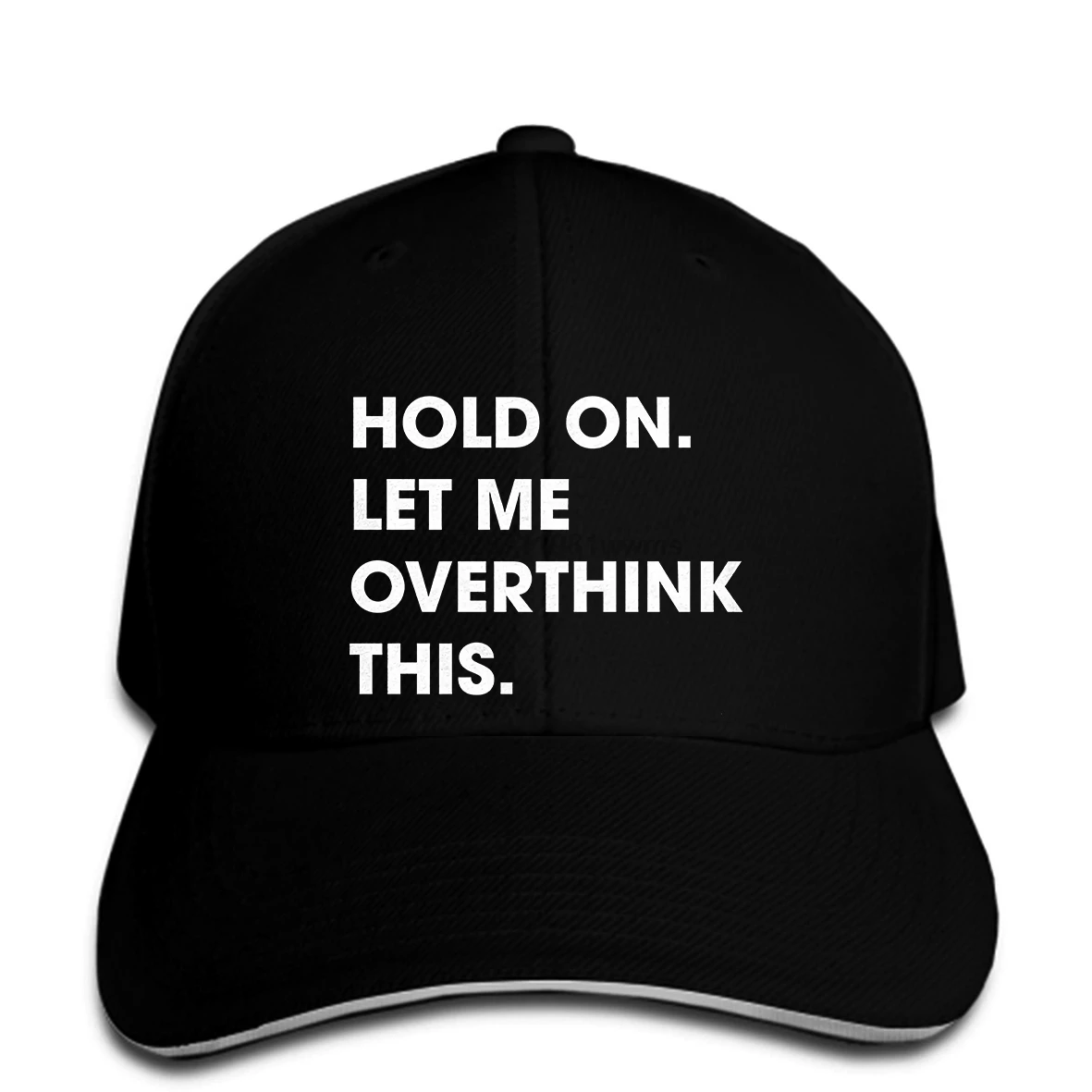 Мужская бейсболка с надписью «Hold On Let Me Overthink», забавная саркастичная Кепка для парней, повседневная мужская бейсболка для фитнеса