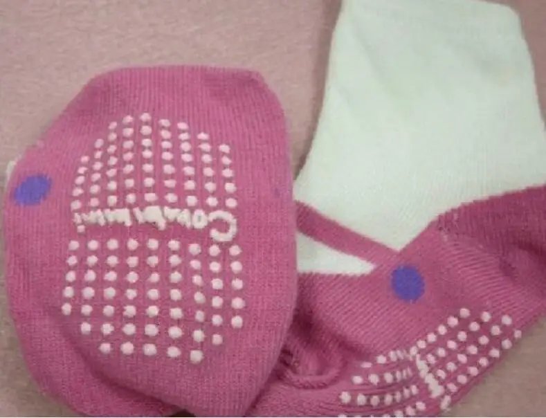 1 пара Противоскользящих носков для новорожденных, демисезонные детские носки для маленьких девочек, балетные танцевальные носки для малышей