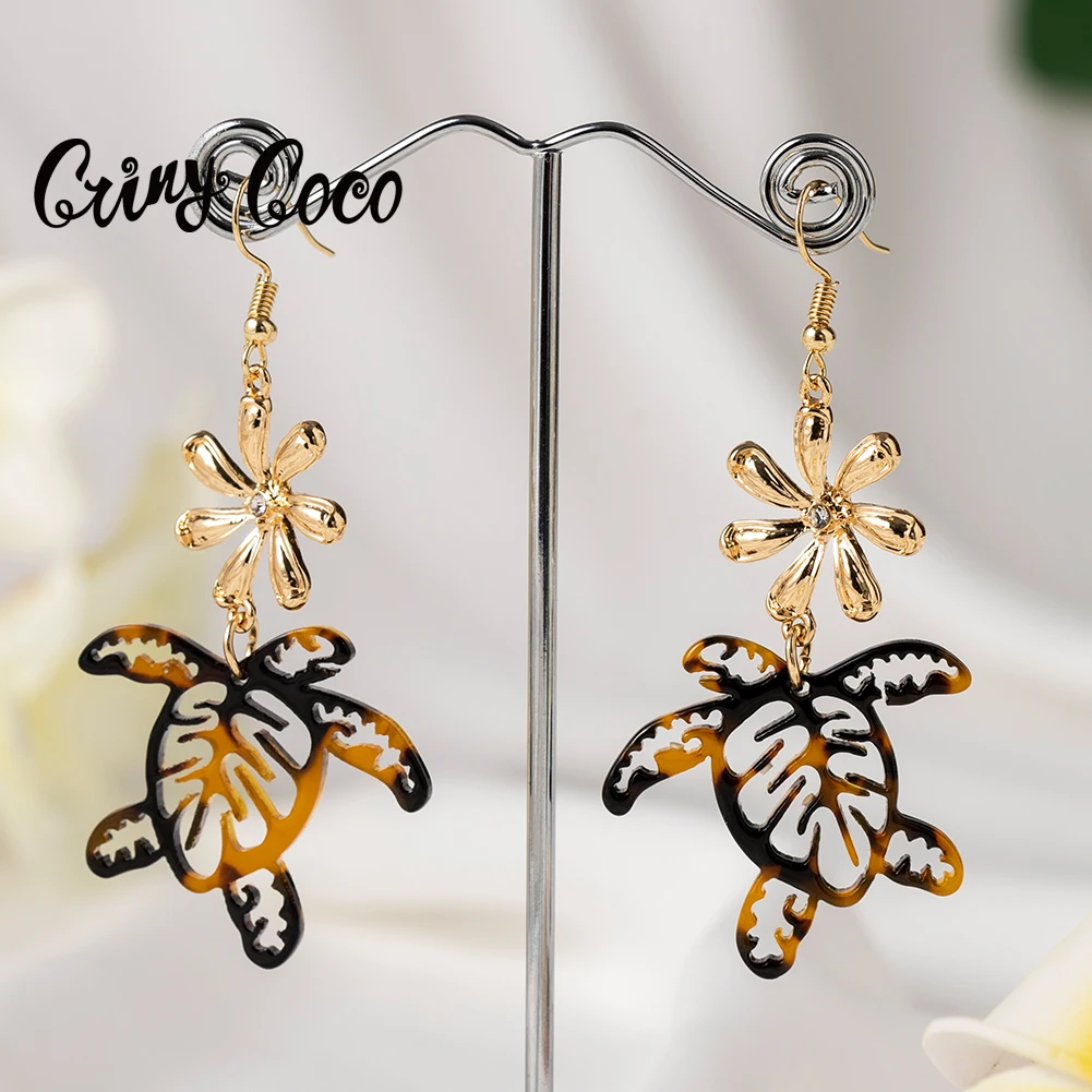 Acrylic Earrings Hawaiian Acrylic Australia Designer Earrings Earring Accessories African Polynesian Jewelry Earring Women's Earrings for Women