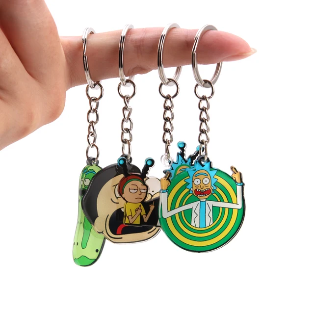 Rick & Morty Keychain