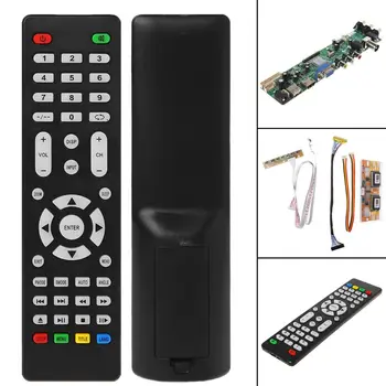 

V56 V59 LCD TV Driver Board DVB-T2+7 Key Switch+IR+4 Lamp Inverter+LVDS Kit 3663 D08A