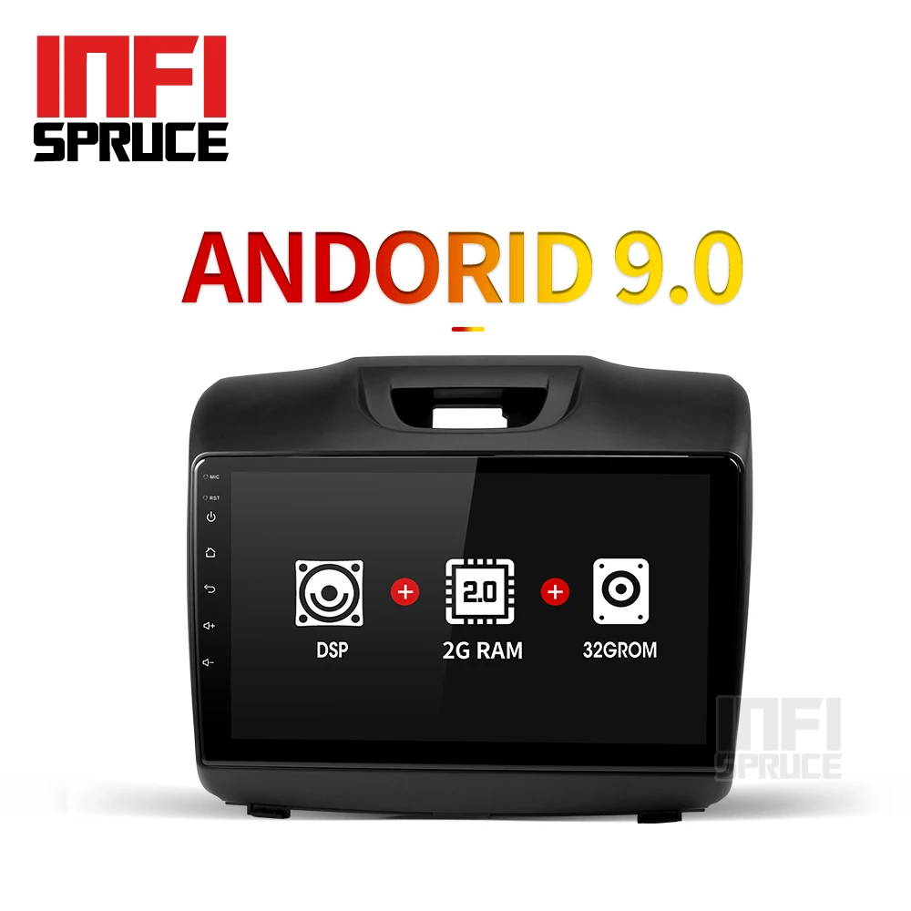 Android 9 0 автомобильный dvd gps плеер для Chevrolet S10 ISUZU D-MAX с радио навигацией поддержка