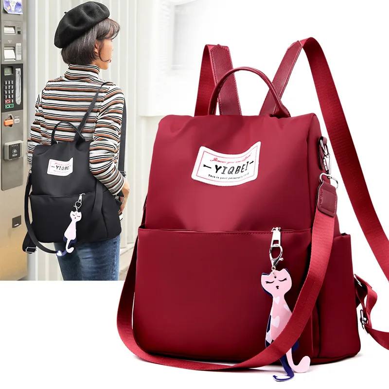 

Douyin Celebrity Style Backpack Women's New Style Versatile Oxford Cloth Bag Fashion Korean-style Fashion Backpack Shoulder Hand