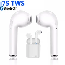 I7s Tws беспроводные Bluetooth спортивные наушники с громкой связью, мини наушники, беспроводная bluetooth-гарнитура с зарядным устройством для Xiaom iPhone