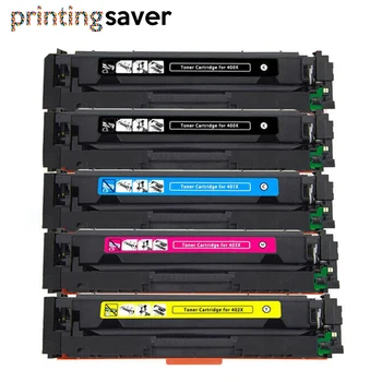 

5pc CF400 CF400A CF401A CF402A CF403A CF201A 201A for HP Laserjet Pro M252dw M252n MFP M277dw M277n toner cartridge