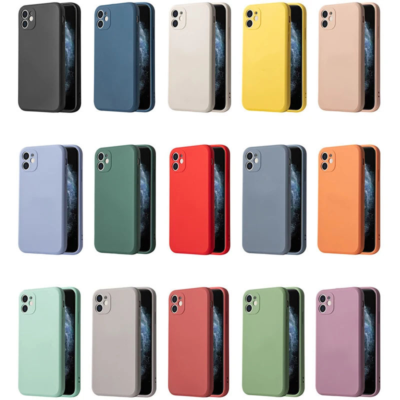 Роскошный мягкий силиконовый чехол для телефона Apple iPhone 11 12 Pro Max Mini SE 2020 7 8 6 6S Plus XR X