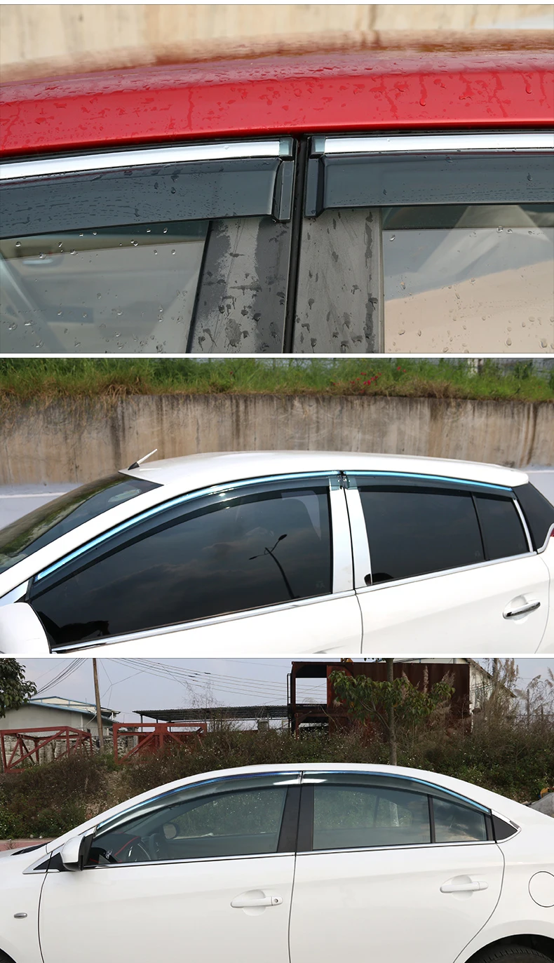 Lsrtw2017 для Toyota Corolla E210 окна автомобиля дождь щит планки интерьера аксессуары