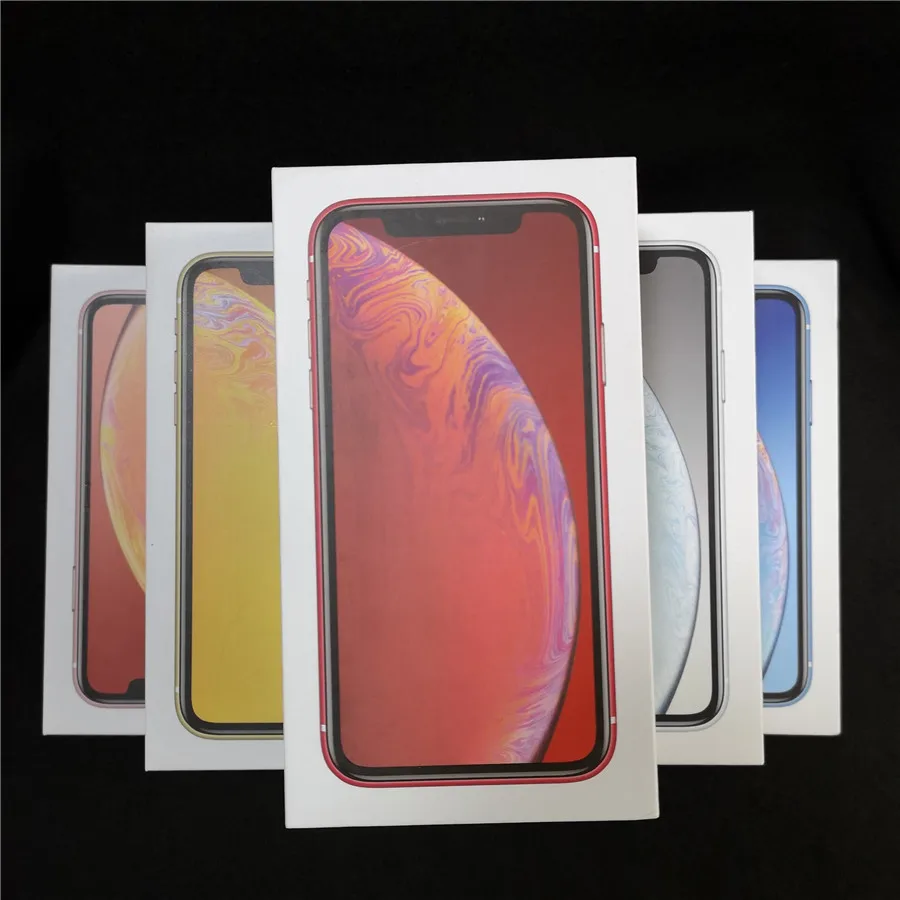 

1pcs US EU UK Version Mobile phone box Retail Empty packaging for iPhone xr without Accessories With manual Sticker