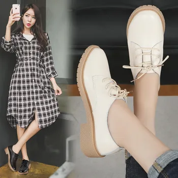 

Women Casual Sneakers Winter Shoes Leather Casual Shoes Women Lace Up Female Boots Comrfortable Platform Shoes Women Microfiber