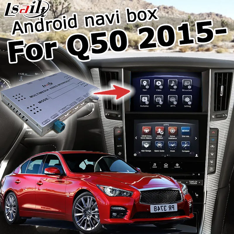 Android / carplay interface for Infiniti Q50 Q60 video interface box