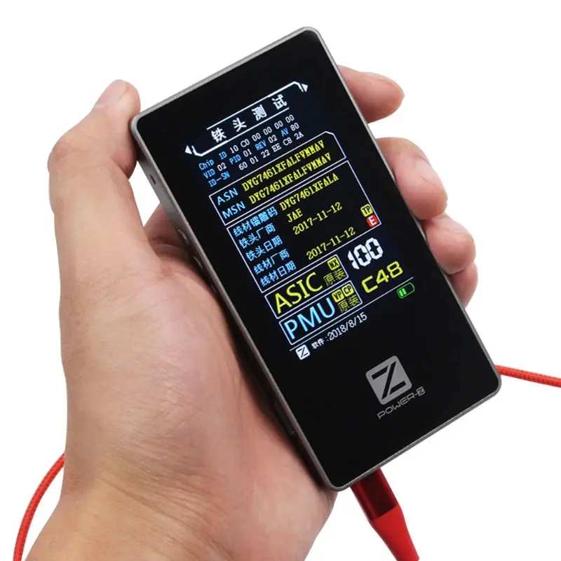 

Mini Portable Black Durable POWER-Z MFi Cable Tester MF001 Handheld Testing Device