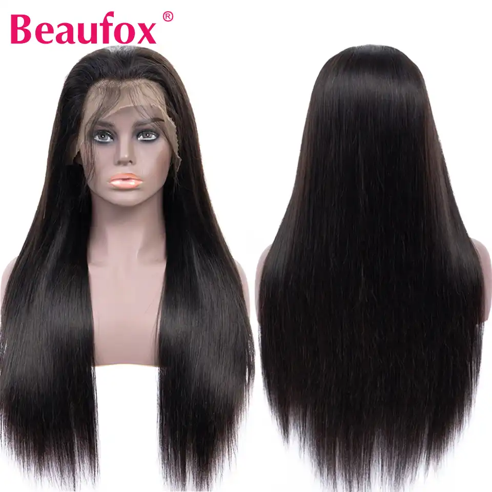 Beaufox Spitze Front Menschliches Haar Perucken Fur Schwarze Frauen Brasilianische Gerade Perucke Mit Baby Haare 150 Dichte Remy Spitze Perucke Wigs For Blacks Wigs For Black Womenwig With Baby Hair Aliexpress