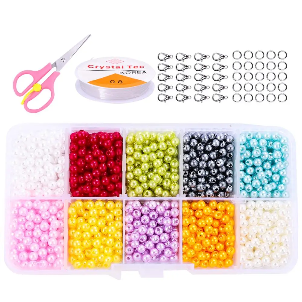 Kit Beads Bracelets Necklaces  Kit Making Bracelets Beads - Diy Jewelry  Making Kit - Aliexpress