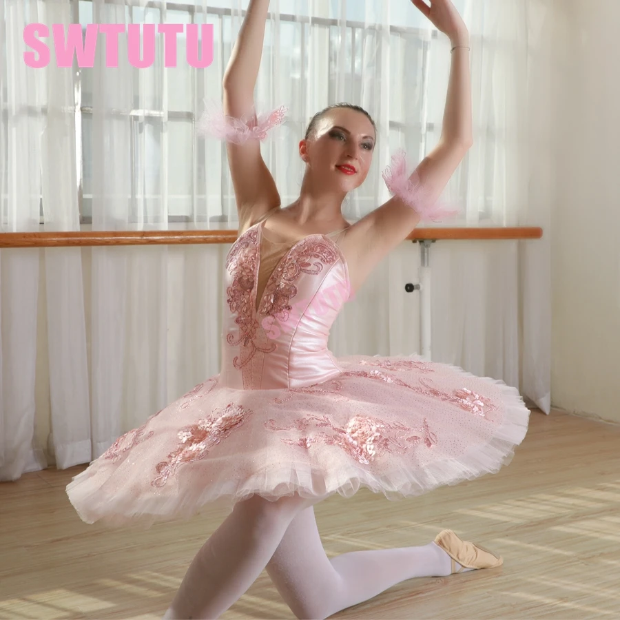 Новинка профессиональная балетная пачка для взрослых Peach YAGP Цветочная фея