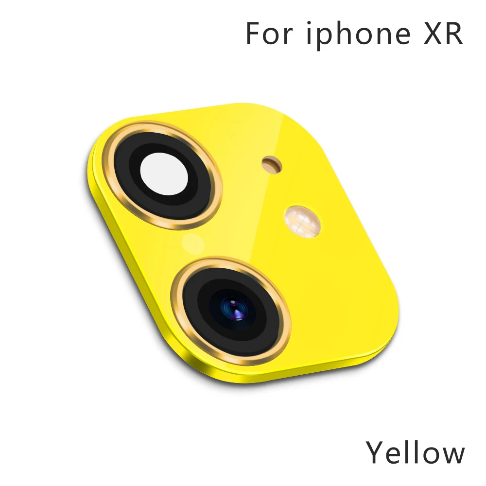 smartphone camera lens For iPhone XR X to iPhone 11 Pro Max Luxury Fake Camera Lens Sticker Seconds Change Cover Case Phone Upgrade Support Flash mobile micro lens Lenses