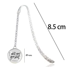 Кулон-закладка из Писания Матфея 11:28-Приди ко мне, все, кто вы. Я предоставлю вам подарок для отдыха из библейских стихов