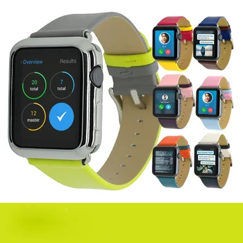 

Genuine Leather Bracelet For Apple Watch Band 42mm 38mm / 44mm 40mm Series 4 3 2 For Apple Watch Strap iWatch Watchband