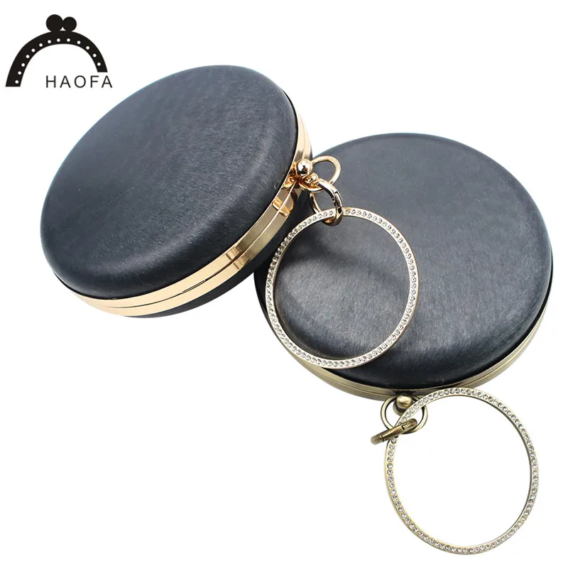 

HAOFA new 18cm acrylic box evening clutch bag luxury elegant wedding party ballet wallet chain shoulder bag Messenger bag frame